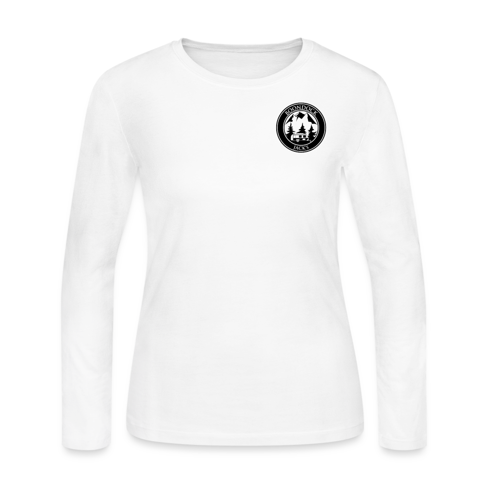 Women's Long Sleeve Jersey T-Shirt - white